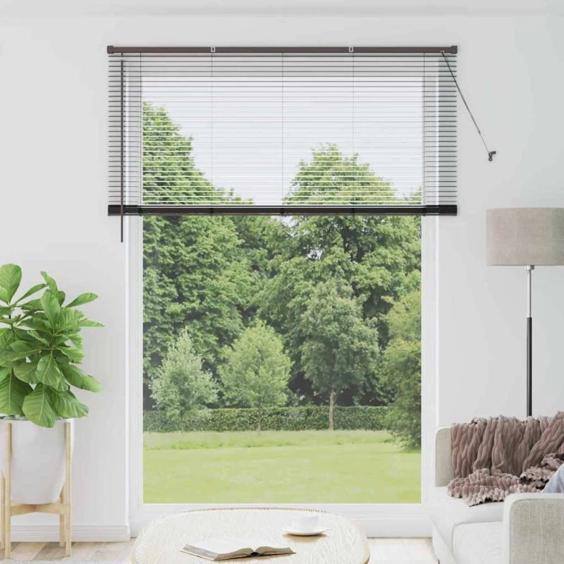 vidaXL Persienner Sort 220 x 160 cm Aluminium