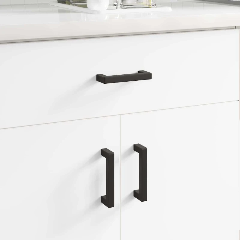 vidaXL Møbelhåndtag 530 stk, Sort, 105 x 12 x 36 mm, Jern