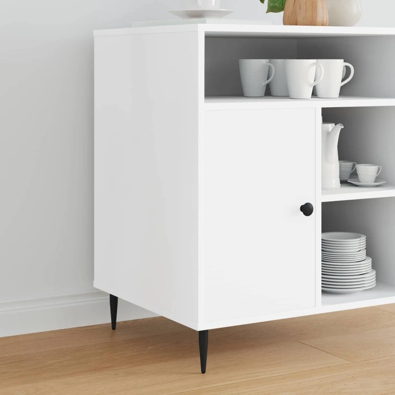 vidaXL Møbelben 2 stk, Sort, Ø 40 x 98 mm, Jern