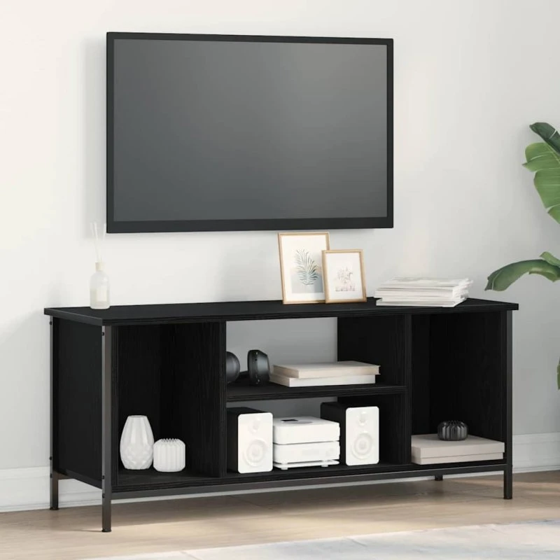 vidaXL TV-skab Sort 102 x 35 x 45 cm Konstrueret Træ