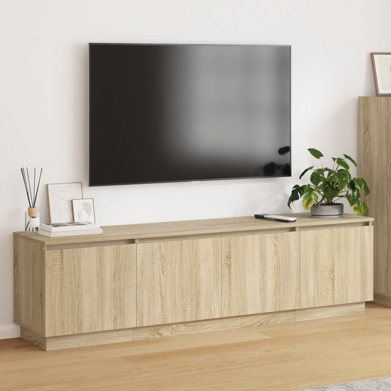 vidaXL TV-skab Sonoma eg 180 x 38 x 49 cm
