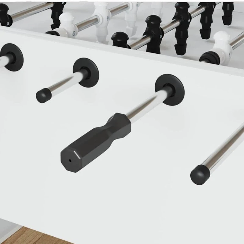vidaXL 10 stk Håndtag til Foosballbord, Sort, 3,1 x 3,1 x 17,8 cm