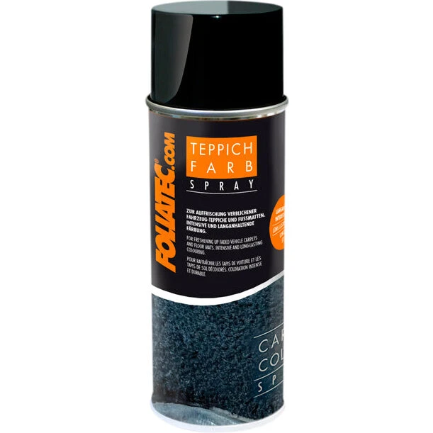 Foliatec Tæppefarve Spray 400 ml – Mat sort