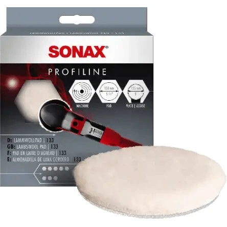 SONAX Polerskive Lammeuld Ø130