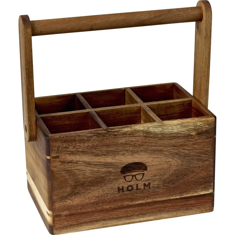 HOLM Holder 6 rum, akacietræ 24,8×14,2×22,6 cm