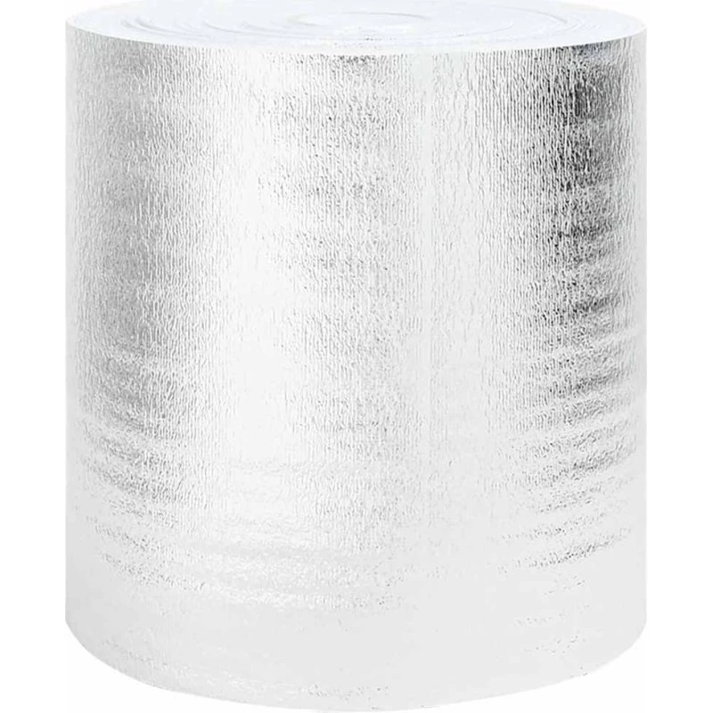 vidaXL Radiatorvarmereflektor Sølv 10 x 0,5 m Polyethylen