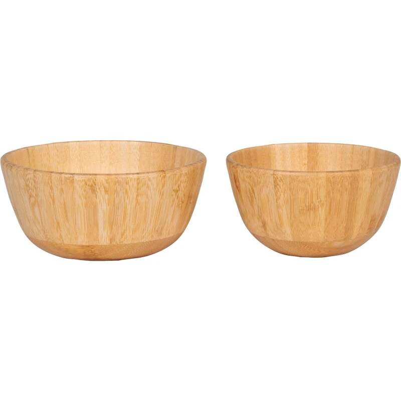 Chefalu bambusskålesæt, natur, sæt af 2 (13/15 cm)