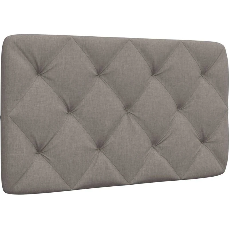 vidaXL Gavlpude 90 cm Stof Gråbrun