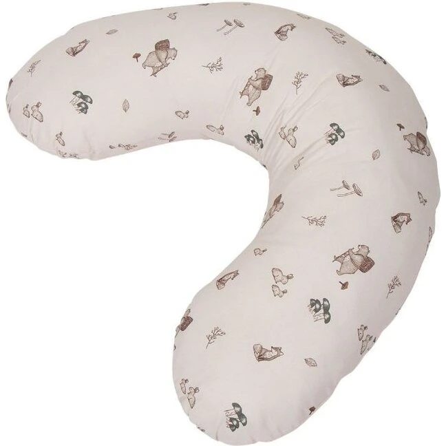 Nordstrand Home Ammepude 60x50x10 cm – Skovens dyr (creme)