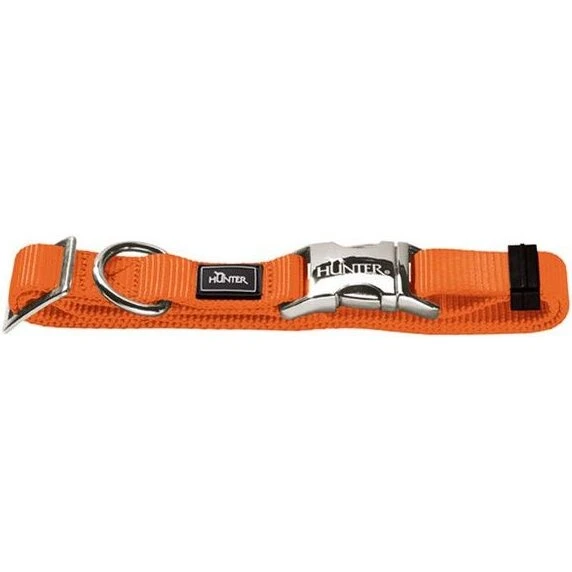 Hunter Vario Basic ALU-Strong halsbånd Orange M (40-55 cm)