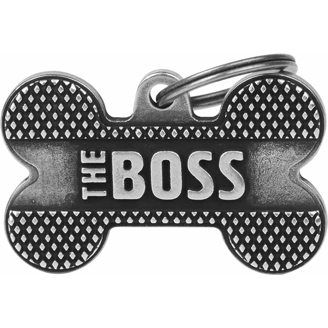 My Family Hundetegn Bronx sølvben - 'The Boss' (inkl. gravering)