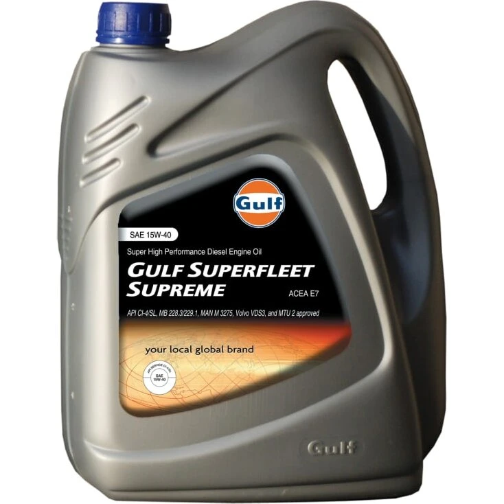 Gulf Superfleet Supreme 15W-40 motorolie, 4 l