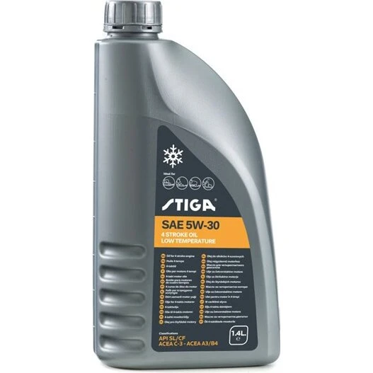 Stiga motorolie SAE 5W-30 1,4 l