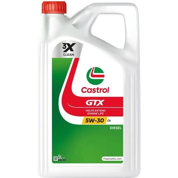 Castrol GTX 5W-30 C4 motorolie, 1 L