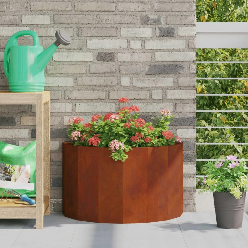 vidaXL Plantekasse Rusten 60 x 30 x 35 cm Cortenstål