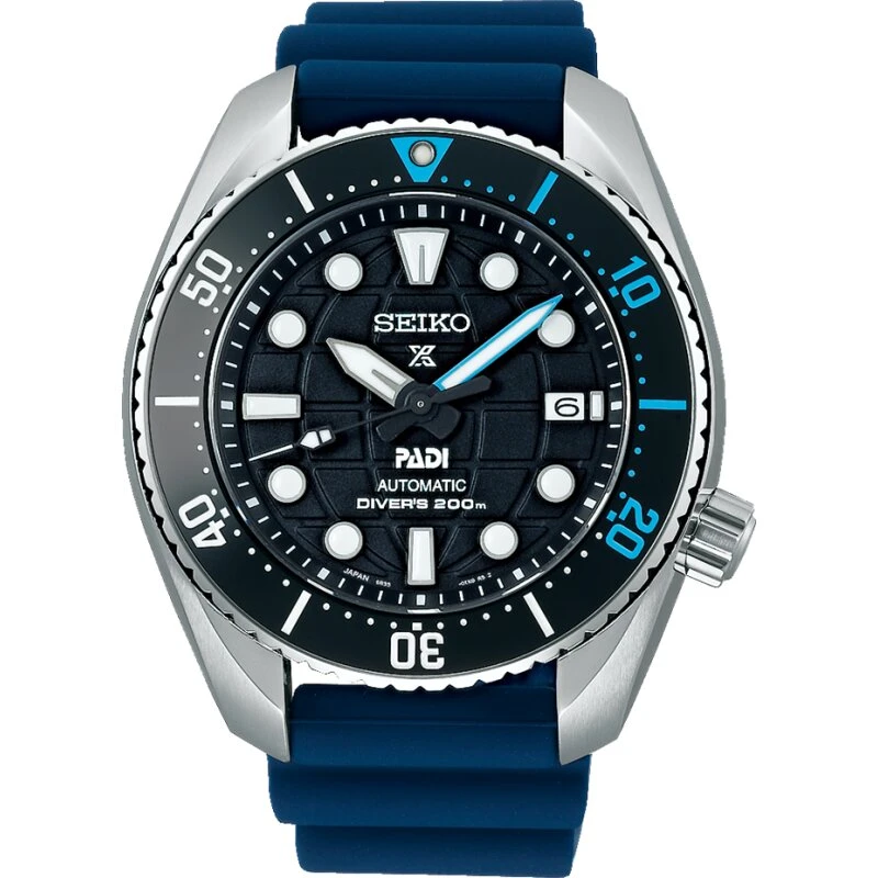 Seiko Prospex King Sumo PADI SPB325J1 – automatisk, blå silikonerem