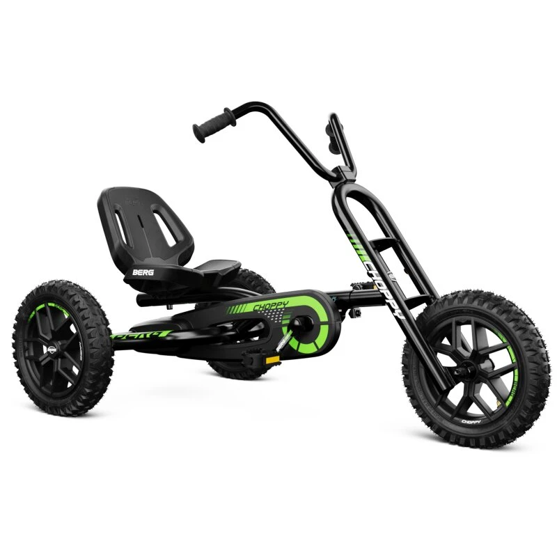 BERG Choppy Neo gokart – sort, offroad-dæk (3–8 år)