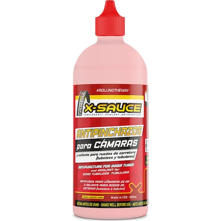 X-Sauce Anti-Puncture væske til slanger, tubeless & tubular 500 ml