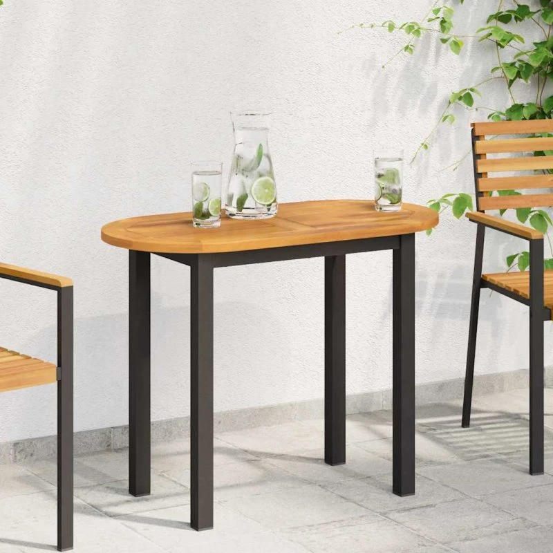 vidaXL Bordplade Olie Naturlig 90 x 45 x 2 cm Massivt Akacietræ