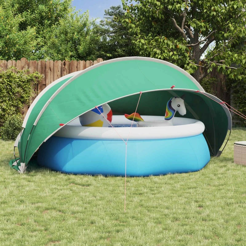 vidaXL Pool Dome Blå 405x405x192 cm