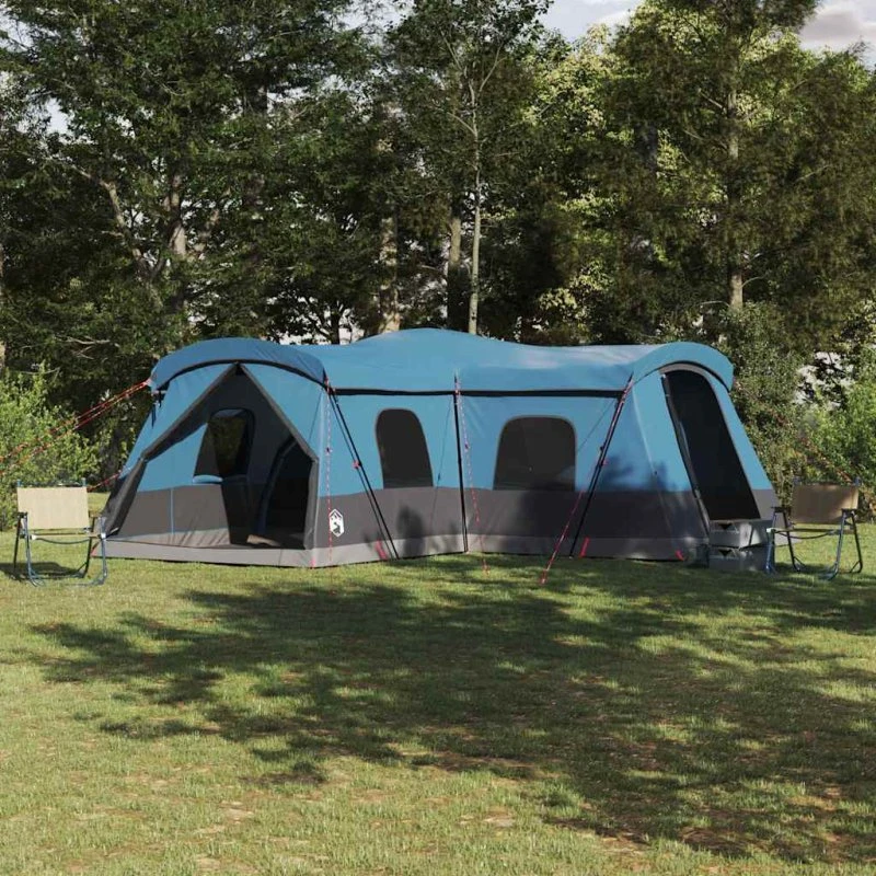 vidaXL Telt 16 personer Blå 680x510x210 cm
