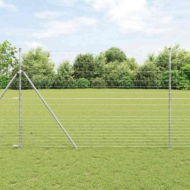 vidaXL Markhegn Sølv 25 x 1,6 m