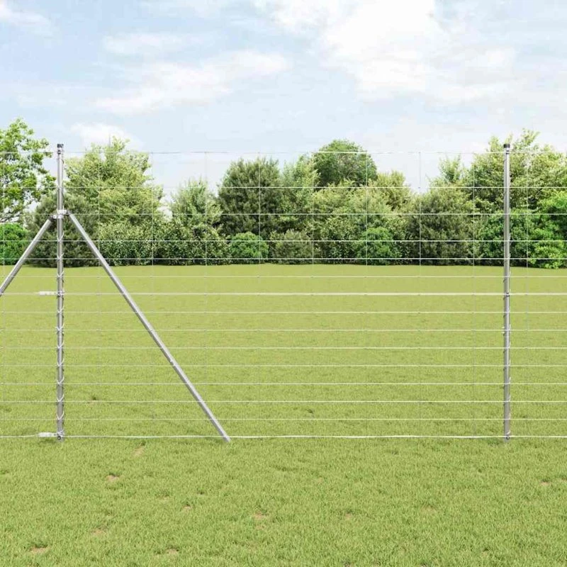 vidaXL Markhegn Sølv 50 x 1,6 m