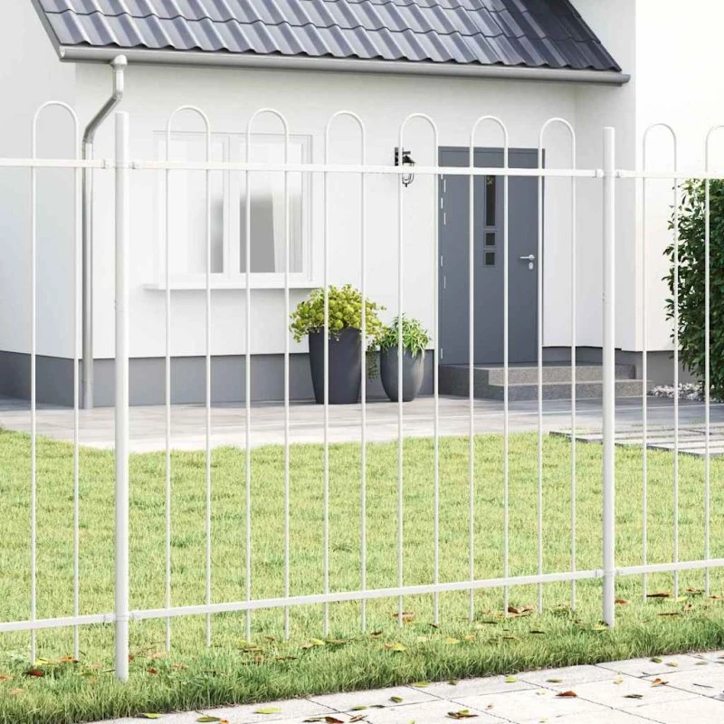 vidaXL Havehegn BOXTEL Hvid 1,7 x 1,5 m
