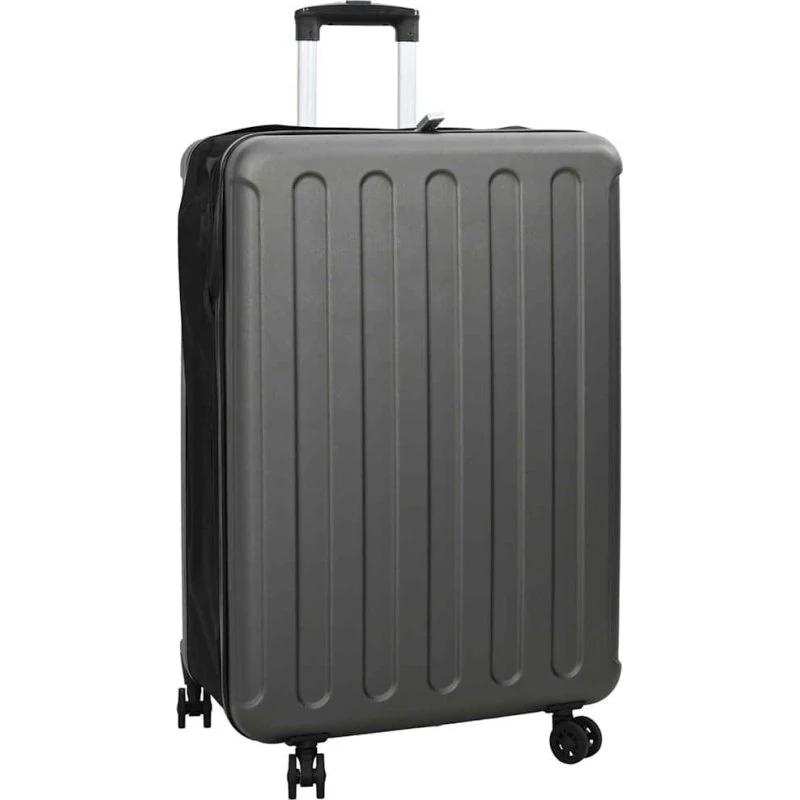 vidaXL Kuffert med lås 50 x 30 x 76 cm Mørkegrå ABS