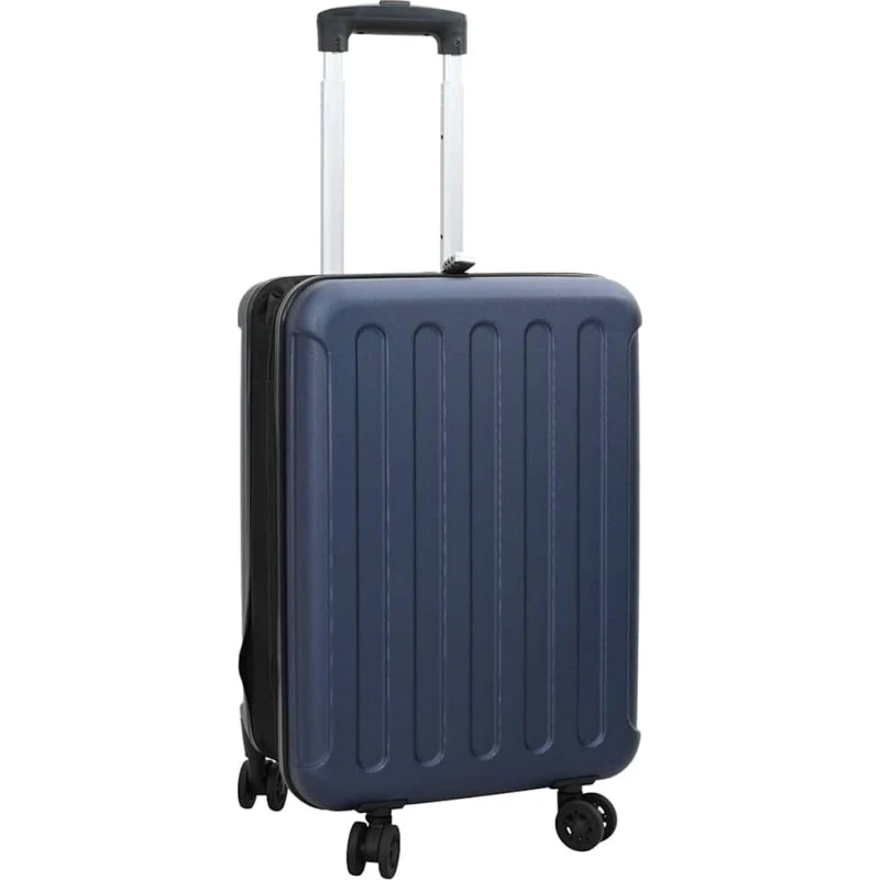 vidaXL Kuffert med lås 34 x 23 x 55,5 cm Mørkeblå ABS