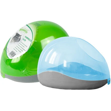 Pawise Hamster-toilet i plast 15×9×9 cm med ske og grus