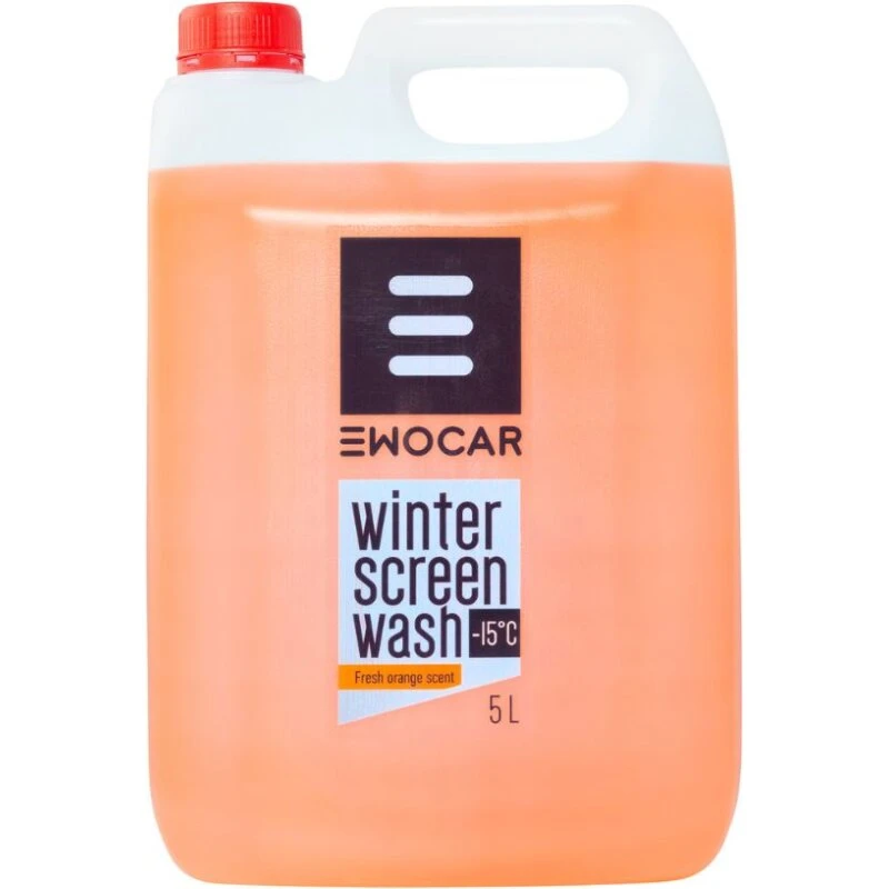 EWOCAR Screenwash Orange 5L – klar ruteglas & frostbeskyttelse