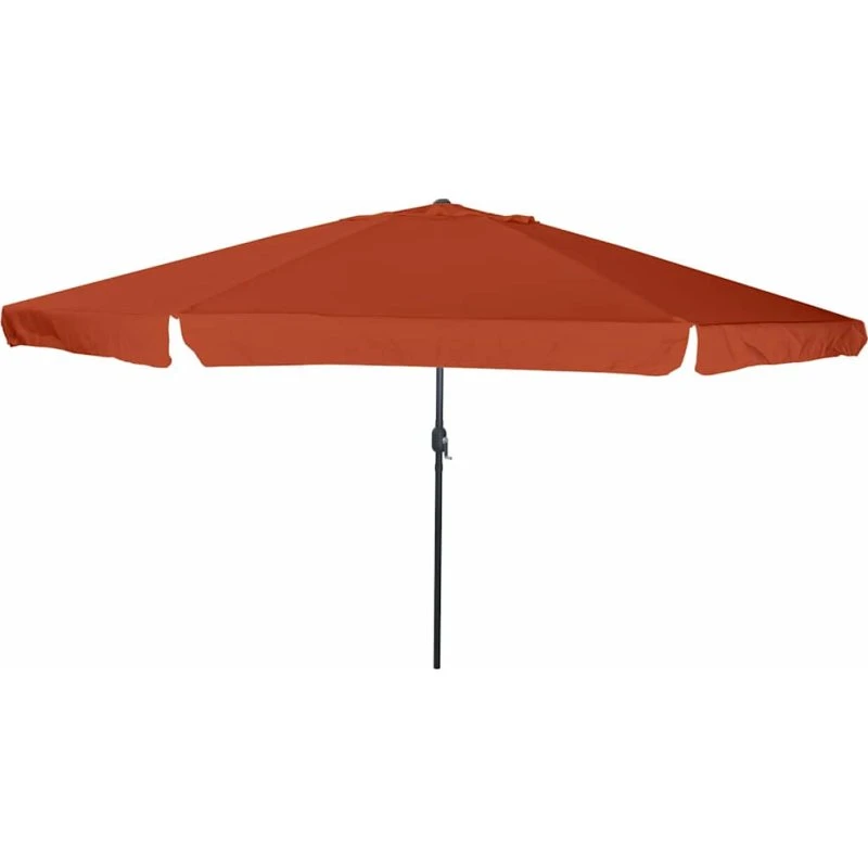vidaXL Havesol Terrakotta 394x394x248 cm, Rød og Sort, Polyester og Stål