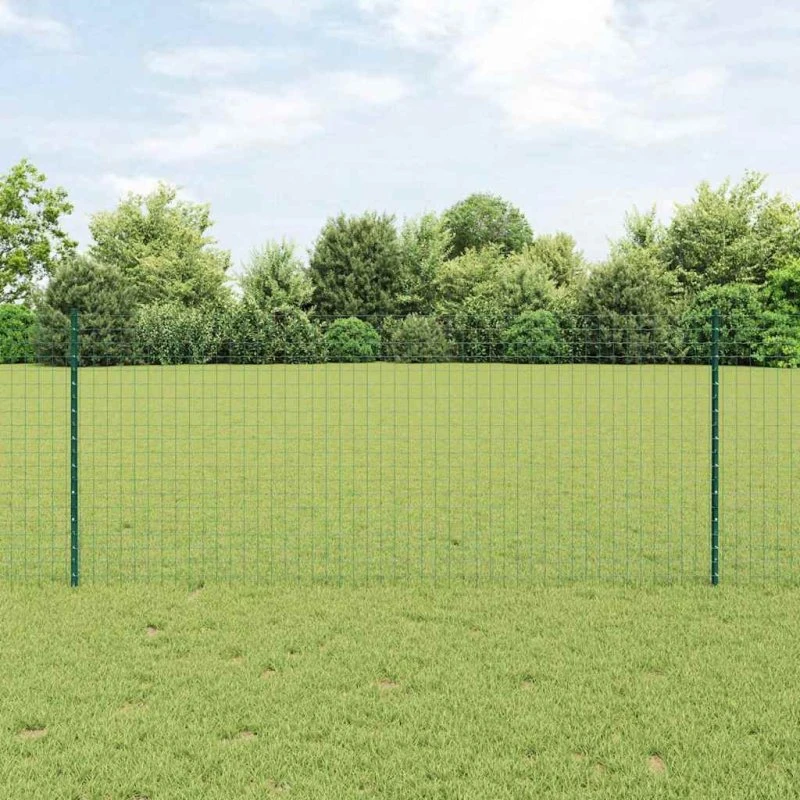 vidaXL Hegn med Post Grøn 1 x 10 m