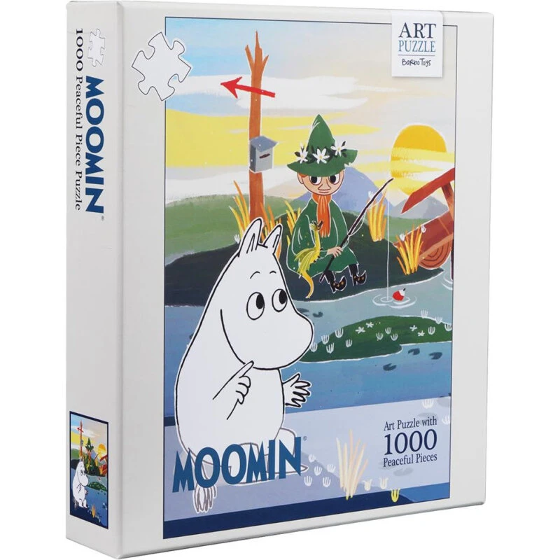Barbo Toys Moomins on Bridge Kontur-puslespil 1000 brikker