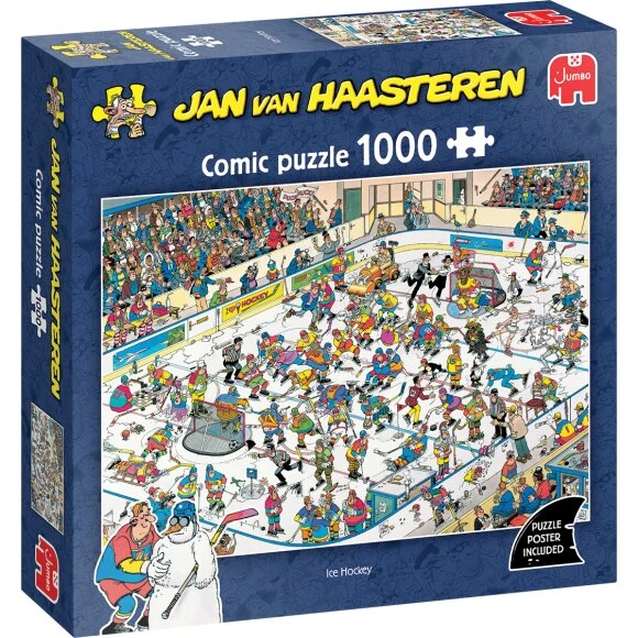 Jan van Haasteren Ishockey - 1000 brikker
