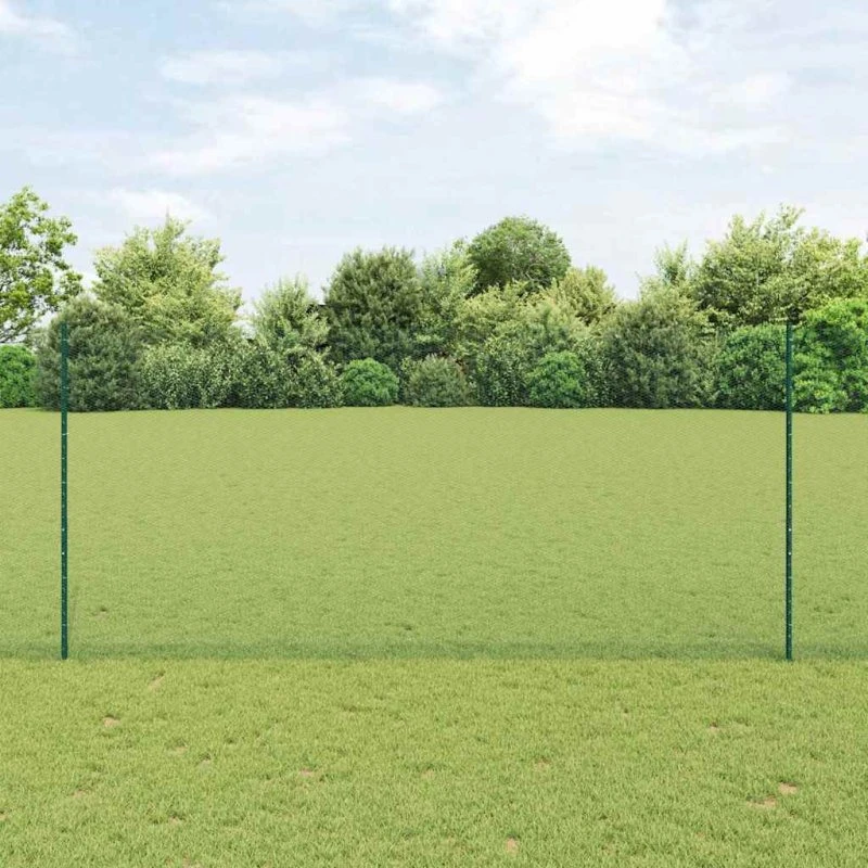 vidaXL Hegn med Post Grøn 1,4 x 25 m