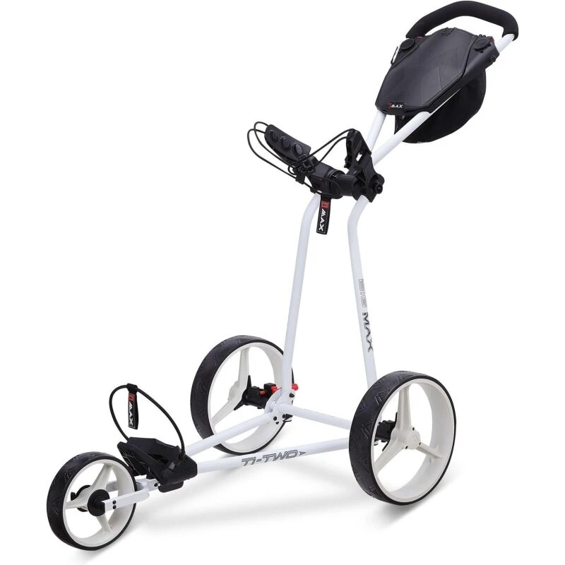 Big Max TI Two manuel golfvogn, hvid
