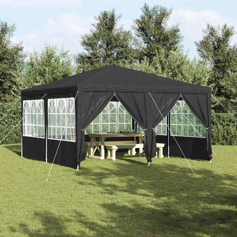 vidaXL Party Tent Antracit 400x400x266 cm