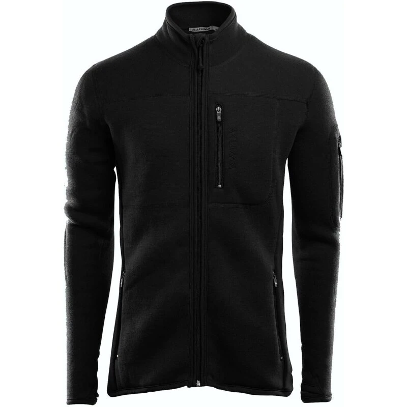 Aclima FleeceWool Jacket Herre – Jet Black