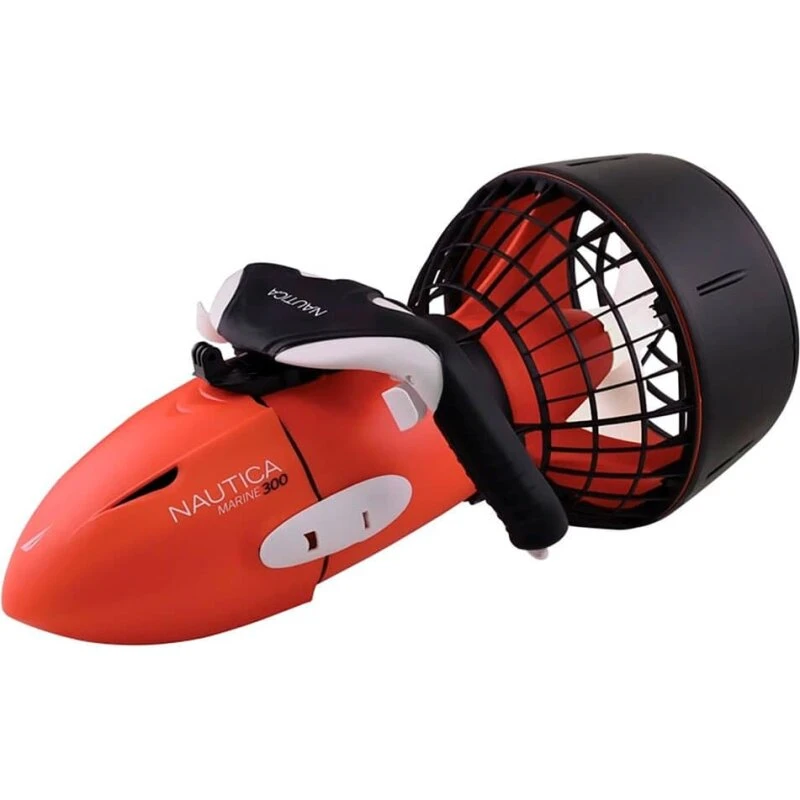 Nautica Marine 300 søscooter rød – 12V 12Ah, 30 m, 4,5 km/t