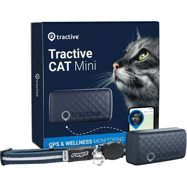 Tractive GPS Cat Mini – Tracker til kat, mørkeblå