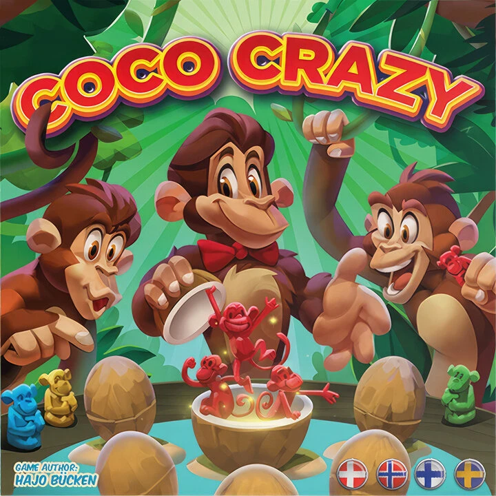 Coco Crazy familiespil — hukommelsesspil 2-8 spillere (7+)