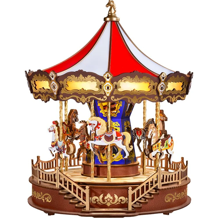 Rolife Classic Carousel 3D træpuslespil AMC01