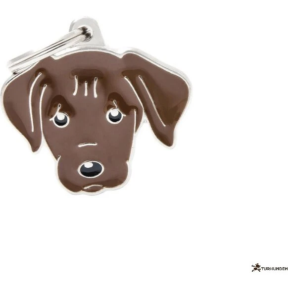 My Family Hundetegn Brun Labrador - inkl. gravering