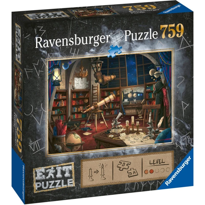 Ravensburger EXIT Puslespil – Escape: Stjerneobservatoriet, 759 brikker