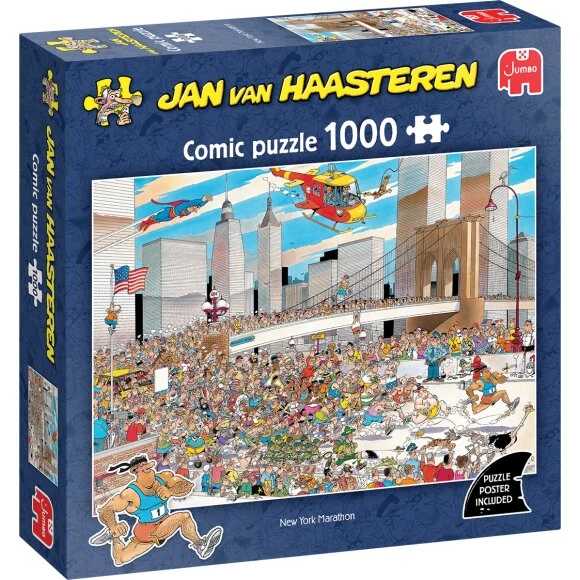Jan van Haasteren New York Marathon - 1000 brikker