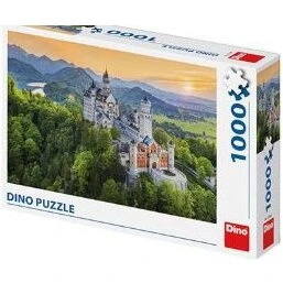 Dino-puslespil 1000 brikker – Forår i Neuschwanstein