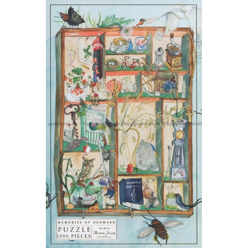 Koustrup Puslespil 1000 brikker – Danmark