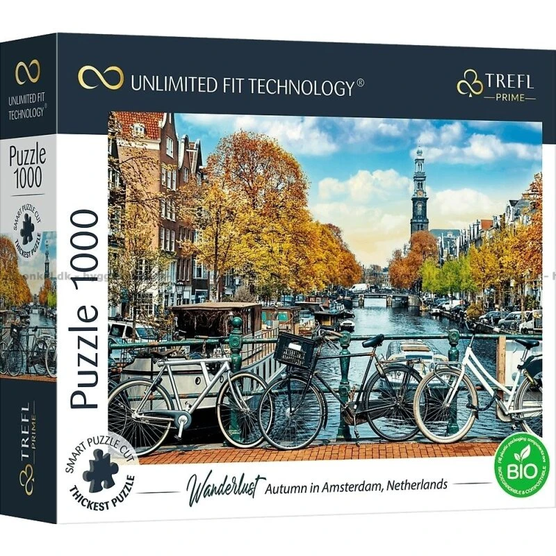 Trefl Prime Wanderlust – Autumn in Amsterdam (1000 brikker)